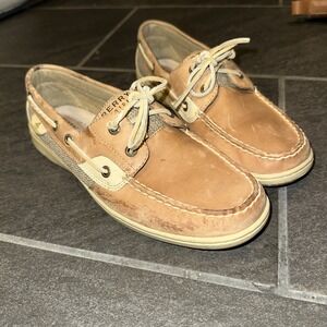 Sperry Top-Sider Boat Shoes Womens 10 M Leather Original VTG